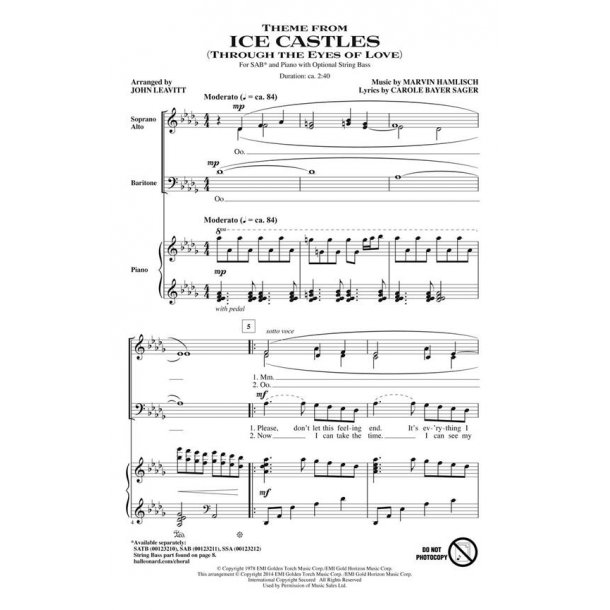 Theme from Ice Castles (Through the Eyes of Love)