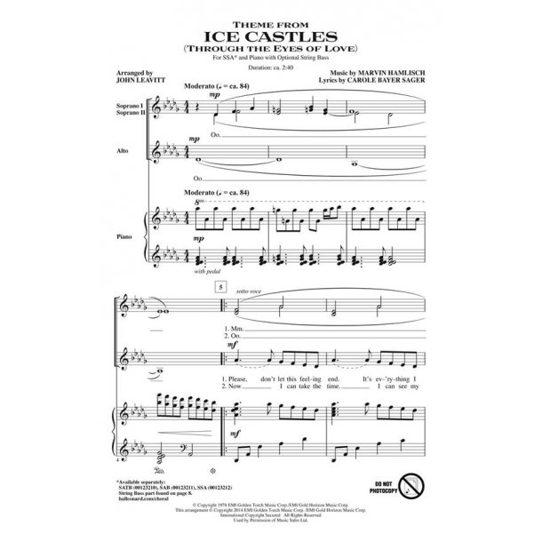 Theme from Ice Castles (Through the Eyes of Love)