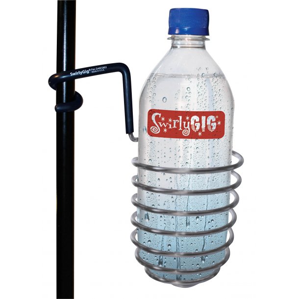 The Original SwirlyGig - Drink Holder 1/2&Prime; Tubing : Silver