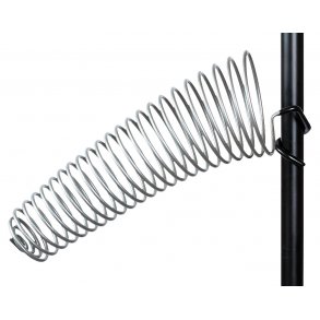 The SwirlyShtick - Drum Stick Holder 1″ Tubing : Silver (Left-Side)