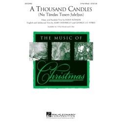 A Thousand Candles Nu Tandas Tusen Juleijus (Strid/Donnelly) 3pt Chor