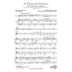 A Thousand Candles Nu Tandas Tusen Juleijus (Strid/Donnelly) 3pt Chor