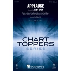 Lady Gaga Applause (Arr Huff Mac) Satb Choral