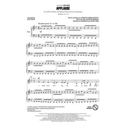 Lady Gaga Applause (Arr Huff Mac) Satb Choral