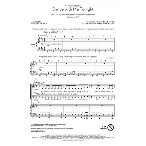 Dance with Me Tonight