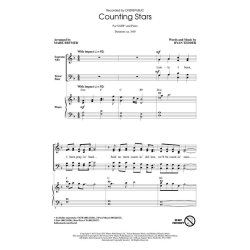 Onerepublic/Tedder Ryan Counting Stars (Arr Brymer Mark) Satb Choral
