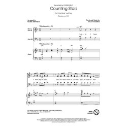 Counting Stars (Brymer) 3pt Mix Chor