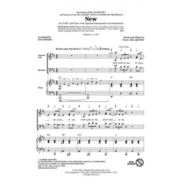 New : (from Cloudy with a Chance of Meatballs 2)