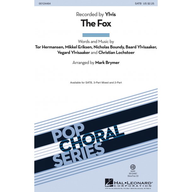 Ylvis: The Fox (Arr. Brymer) (SATB)