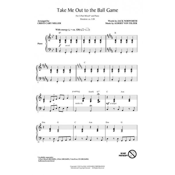 Take Me Out To The Ball Game : Discovery Level 2