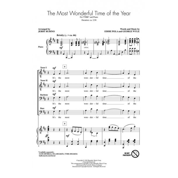 The Most Wonderful Time of the Year