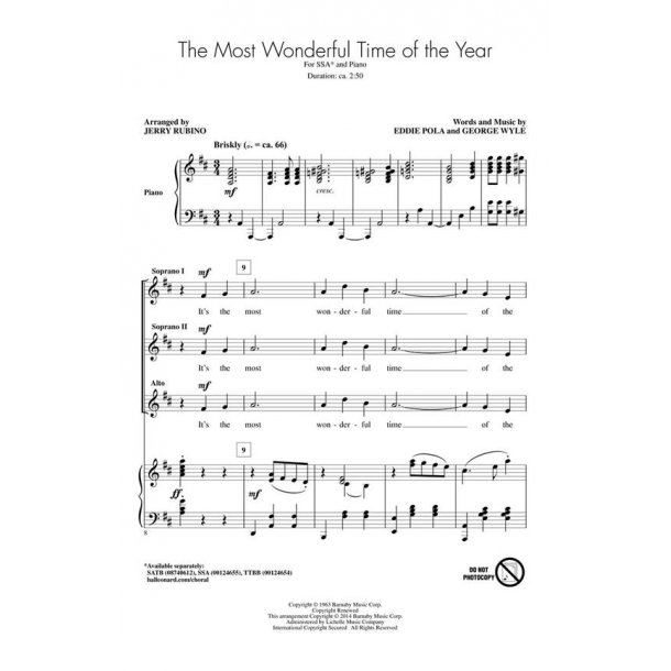 The Most Wonderful Time of the Year