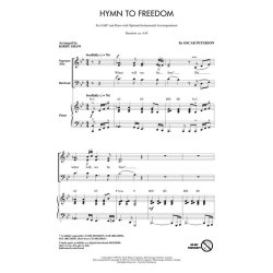 Peterson Oscar Hymn To Freedom (Arr Shaw Kirby) Sab Choral