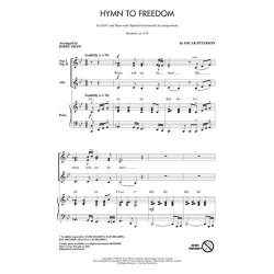 Peterson Oscar Hymn To Freedom (Arr Shaw Kirby) Ssa Choral