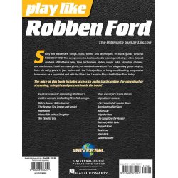 Play Like: Robben Ford (Book/Online Audio)