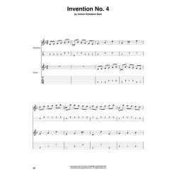 Bach Two-Part Inventions For Mandolin & Guitar (Book/Online Audio)