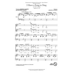 I Have a Song to Sing