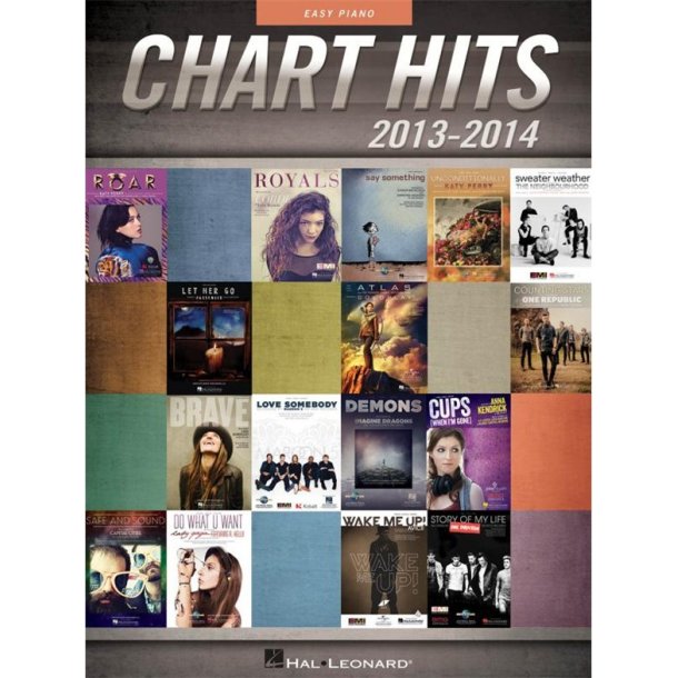 Chart Hits Of 2013-2014: Easy Piano Songbook  (PVG)