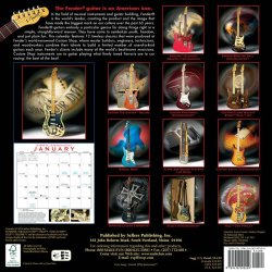 Fender Custom Shop: 2015 16-Month Wall Calendar