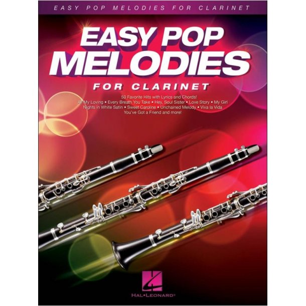 Easy Pop Melodies For Clarinet (Book/CD)