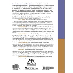 Music for Concert Band -2nd Edition : A Selective Annotated Guide to Band Literature