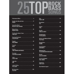 25 Top Rock Bass Songs