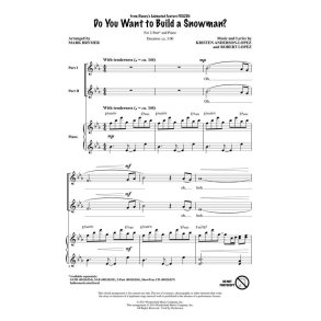 Do You Want To Build A Snowman? From Frozen (Brymer) 2 Part Choral