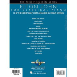 Elton John For Classical Piano - Phillip Keveren Series