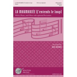 La Maumariee J'entends Le Loup (Arr Jensen Joni) Ssaa Choral