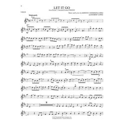 Songs From Frozen, Tangled And Enchanted: Violin (Book/Online Audio)