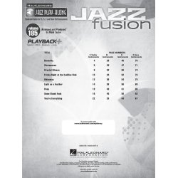 Jazz Play-Along Volume 185: Jazz Fusion (Book/Online Audio)