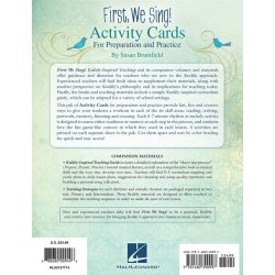 Brumfield Susan First We Sing Activity Cards Preparation Practice Pak