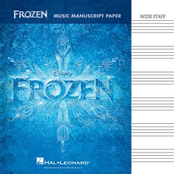 Frozen: Music Manuscript Paper - Wide Staff (32 Pages)