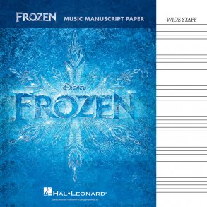 Frozen: Music Manuscript Paper - Wide Staff (32 Pages)