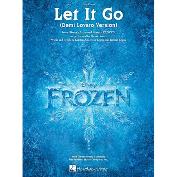 Demi Lovato: Let It Go (From Frozen) Easy Piano