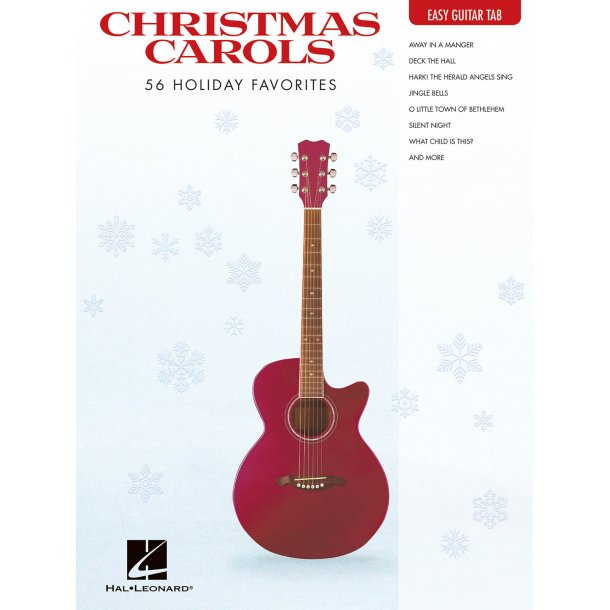 Christmas Carols 56 Holiday Favorites Easy Guitar Tab Bk