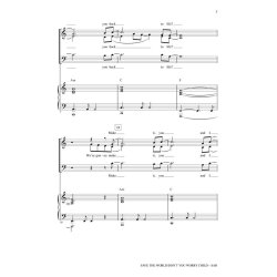 Save The World/Don't You Worry Child (Brymer Mark) Sab Opt A Capp Chor