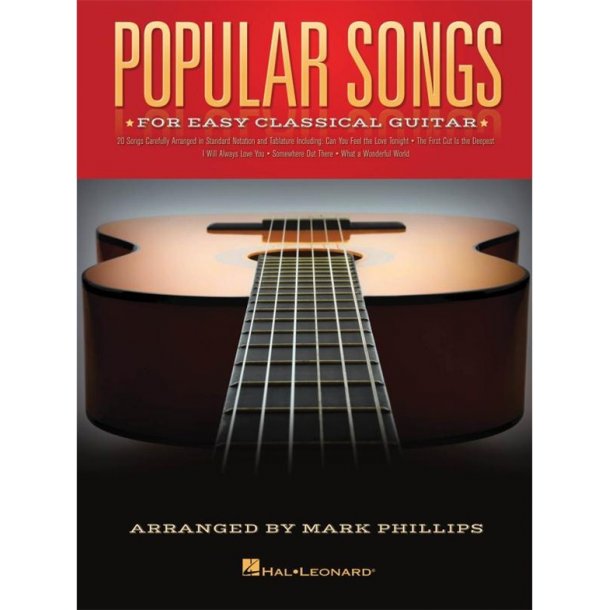 Popular Songs For Easy Classical Guitar