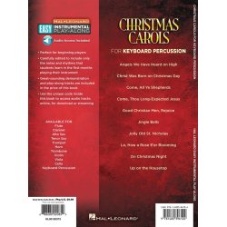 Keyboard Easy Instrumental Play-Along: Christmas Carols (Book/Online Audio)