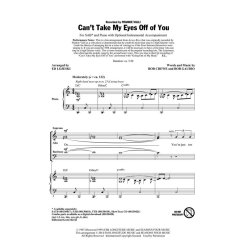 Valli/Crewe/Gaudio Can't Take My Eyes Off Of You (Lojeski) Sab Choral