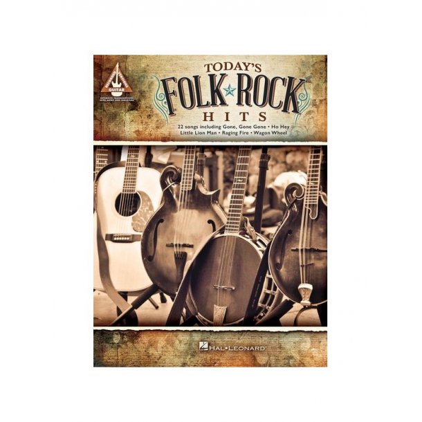 Today's Folk Rock Hits - Guitar Recorded Versions