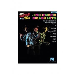Easy Guitar Play-Along Volume 14: Jimi Hendrix - Smash Hits (Book/Online Audio)