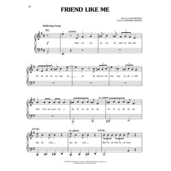 Menken Alan Aladdin Broadway Musical Easy Piano Vocal Selections Bk