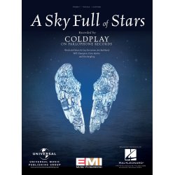 Coldplay A Sky Full Of Stars Piano Vocal Guitar Sheet