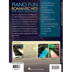 Piano Fun: Romantic Hits For Adult Beginners (Book/Online Audio)