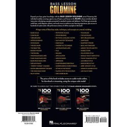 Bass Lesson Goldmine: 100 Blues Lessons (Book/Online Audio)