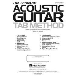 Hal Leonard Acoustic Guitar Tab Method - Book 2 (Book/Online Audio)