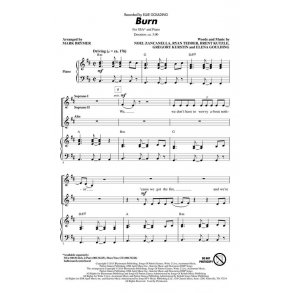 Ellie Goulding: Burn (Arr. Brymer) (ShowTrax CD)