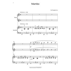 Hl Stud Pf Lib Showcase Solos Lee Mambo Level 5 1 Piano 4 Hands Book