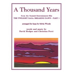 Perri A Thousand Years Twilight Saga Breaking Dawn Pt1 (Woods) Harp Bk